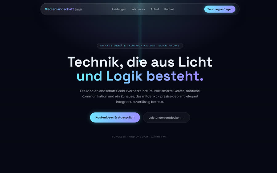 Website-Entwurf Medienagentur